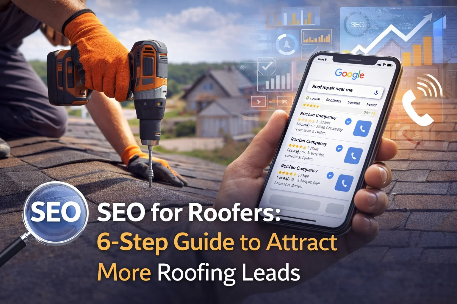 SEO for Roofers 6-Step Guide to Get More Roofing Leads SEO for Roofers 6-Step Guide to Get More Roofing Leads
